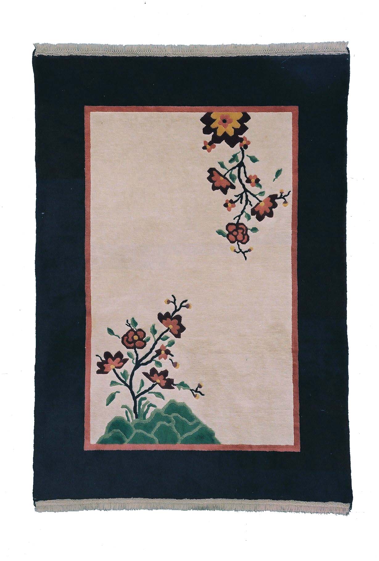 Floral Chinese 42″x 57″ Skeins-69 – OrientalRugDesigns