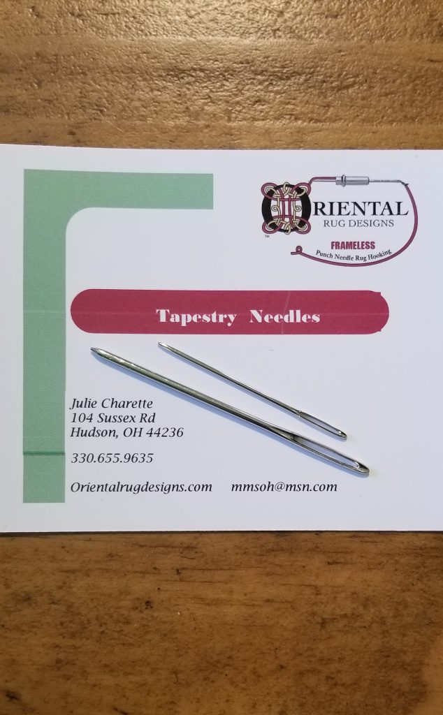 Tapestry Needles - OrientalRugDesigns